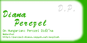 diana perczel business card